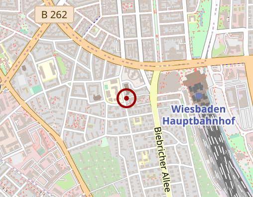 Karte: Kursana Villa Wiesbaden Vollstationäre Pflege