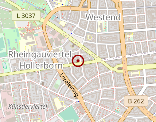 Karte: Taxipartner Wiesbaden