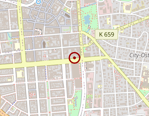 Karte: VITAL Pflegedienst Wiesbaden