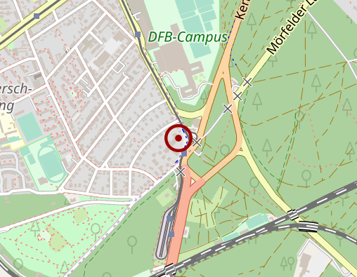 Karte: Frankfurter Verband e.V. Zentrum für körperlich Schwerbehinderte Tagespflegeheim