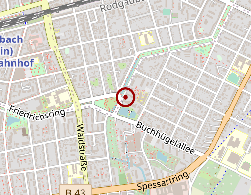 Karte: Frankfurter Verband e.V. Heinrich-Schleich-Haus Stationäre Pflege