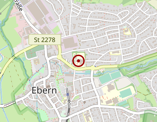 Karte: Hassberg-Kliniken Haus Ebern