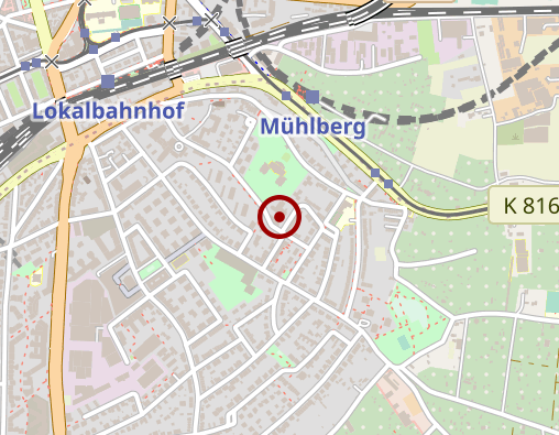 Karte: AGAPLESION OBERIN MARTHA KELLER HAUS - Demenzbereich