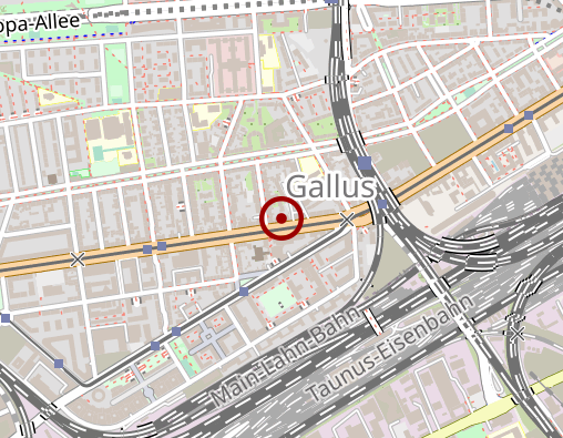 Karte: Pietät Mayer im Gallus