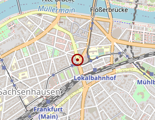 Karte: Schlüsseldienst Sachsenhsauen