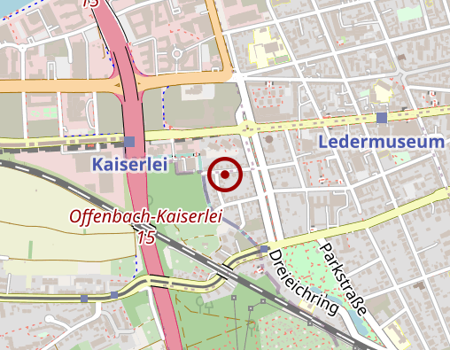 Karte: Naturheilpraxis am Kaiserlei Naumann Günther