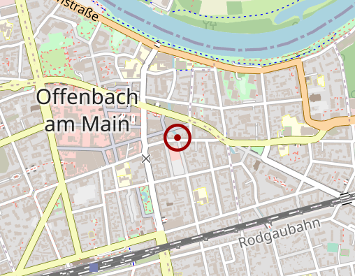 Karte: Offenbacher Schlüsselzentrale