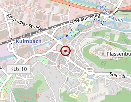 Karte: Bürgerhospitalstiftung Kulmbach, Betriebsträgerschaft BRK KV Kulmbach