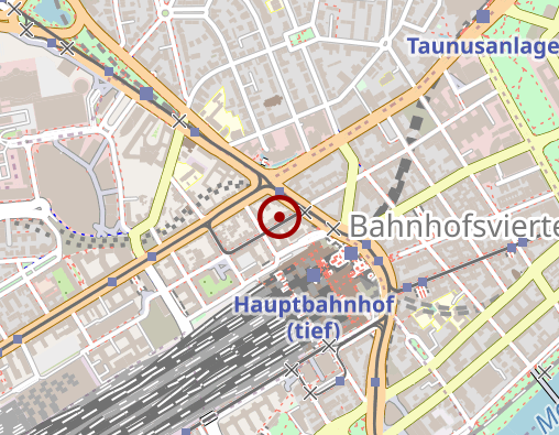 Karte: Frankfurter Therapiezentrum Grahl, von Schorlemer und Partner