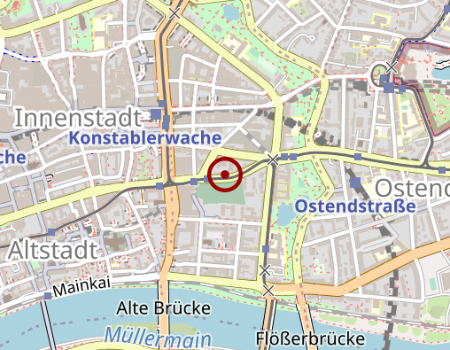 Karte: Diakoniestation Frankfurt am Main gGmbH