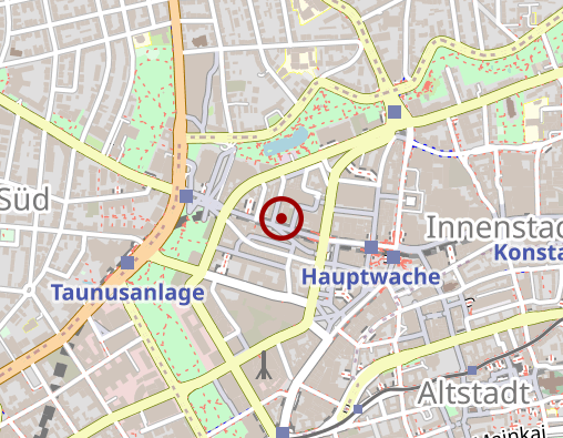 Karte: MRT am Opernplatz - Private Fachpraxis für Kernspintomographie