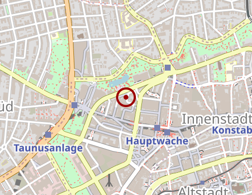 Karte: Gemeinschaftspraxis Lämmerhirt und Gyrotonic Frankfurt Center