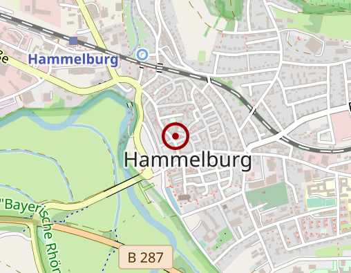 Karte: Altersheim Bürgerspitalstiftung Hammelburg