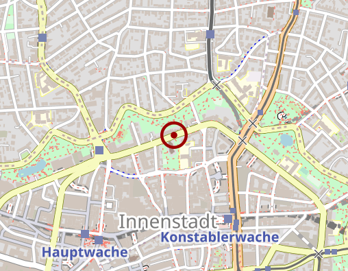 Karte: Brustzentrum Turmcarree vormals Brustzentrum Opernplatz