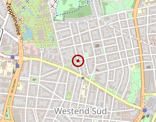 Karte: Frankfurter Psychoanalytisches Institut e.V.