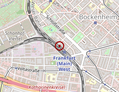 Karte: Frankfurter Taxi und Mietwagen GmbH