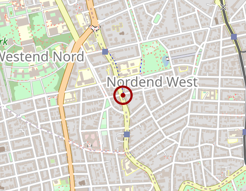 Karte: Blinden-Sehbehindertenbund Bezirksgruppe Frankfurt