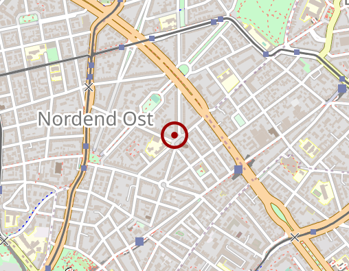 Karte: Hilfe im Nordend Sozialdiakonischer Verein der Ev. Luther-Gemeinde e.V