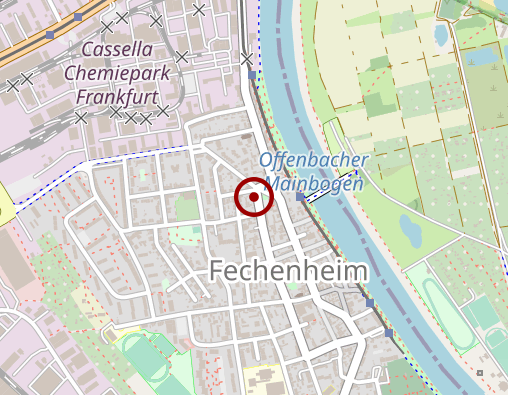 Karte: Caritas Zentralstation Ost II