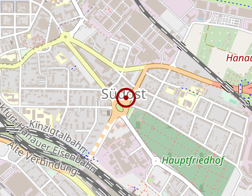 Karte: Main Taxi Hanau