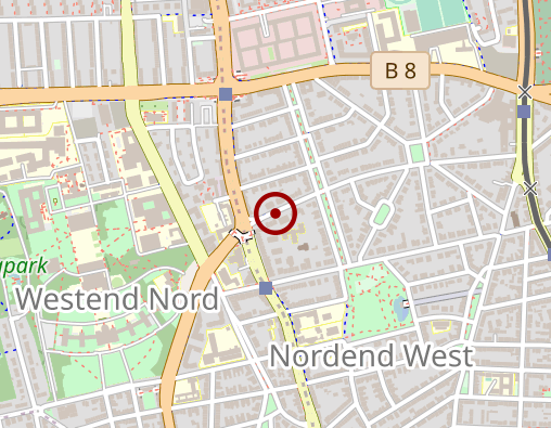 Karte: Evangelischer Verein für Innere Mission Frankfurt Altenpflegeheim Nellinistift