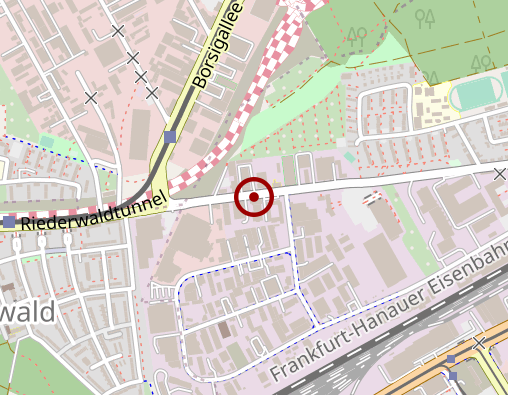 Karte: Werkstatt Fechenheim