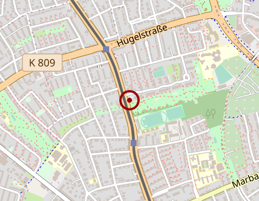 Karte: DRK Sozialdienste Frankfurt am Main gGmbH Ambulanter Pflegedienst