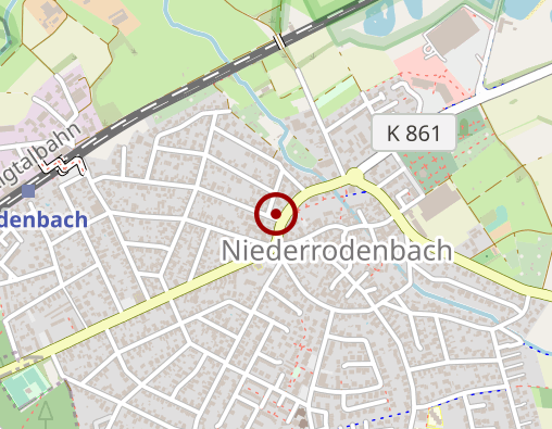 Karte: Podologische Praxis Rodenbach