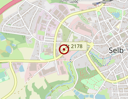 Karte: Bestattungsanstalt Selb GmbH