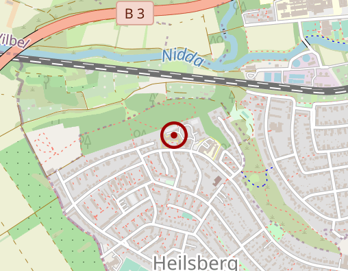 Karte: Diakoniestation Bad Vilbel "Cafe Kleeblatt"