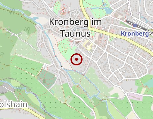 Karte: Evangelische Diakoniestationen Kronberg und Steinbach