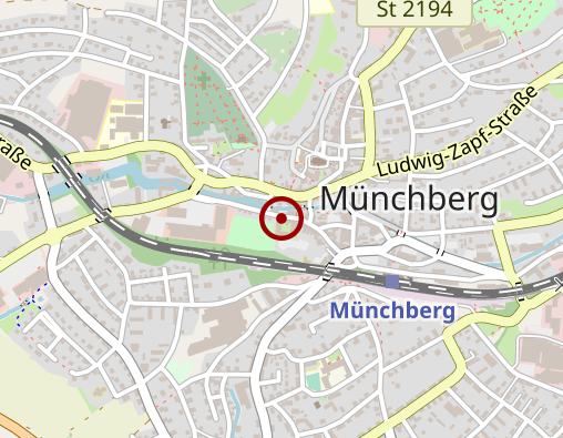 Karte: Zentrale Diakoniestation Münchberg