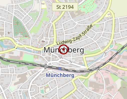 Karte: Caritas Sozialstation Hof - Außenstelle Pflege Daheim