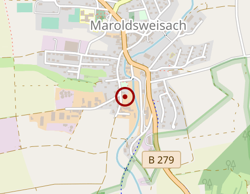 Karte: Schreinerei u. Bestattungen Matthias Teufel