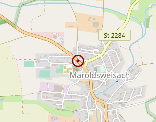 Karte: Evang. Sozialstation Haßberge-Nord