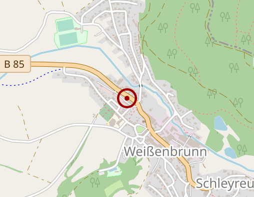 Karte: Diakoniestation Weißenbrunn