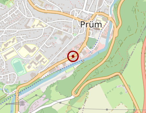 Karte: Caritasverband Westeifel e.V. Caritas Sozialstation Prüm-Arzfeld