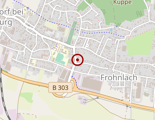 Karte: Bayerisches Rotes Kreuz LGst. ILS Coburg