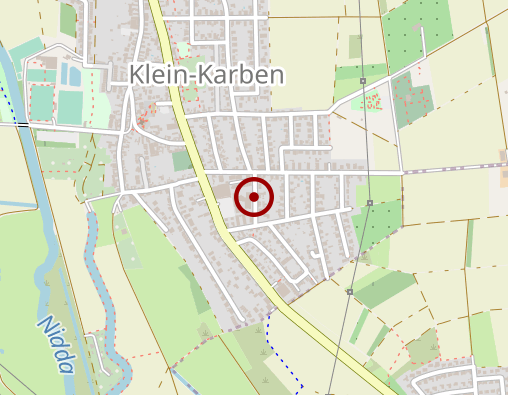 Karte: Johanniter Seniorenhäuser GmbH Regionalzentrum Süd Johanniter-Stift Karben