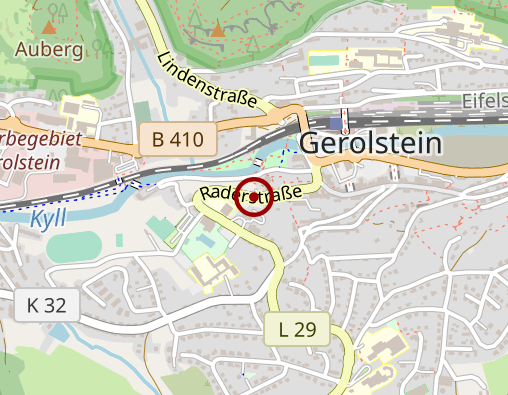 Karte: Betreuungsgruppe Kaffeemühle Gerolstein