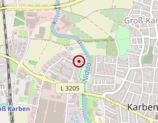 Karte: Arbeiter-Samariter-Bund Wohnen und Pflege Karben GmbH