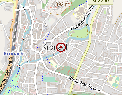 Karte: Frankenwald Ergotherapie Hubertus Fahle