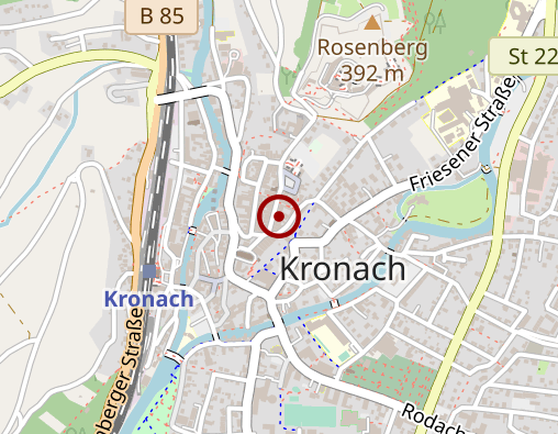 Karte: Hospizverein Kronach e. V.