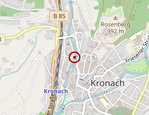 Karte: Caritas-Sozialstation Kronach