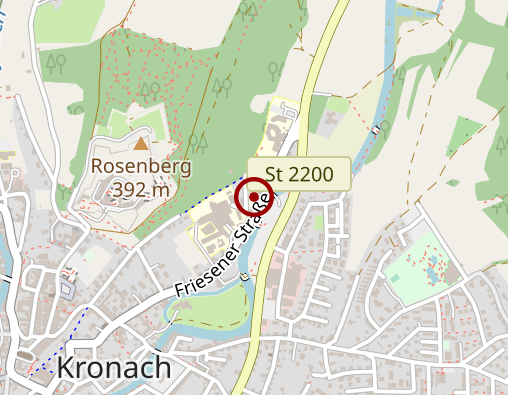 Karte: Bezirksklinikum Obermain - Tagesklinik für Psychiatrie, Psychotherapie und Psychosomatik in Kronach