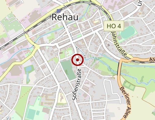 Karte: Diakoniestation der Rummelsberger Diakonie Rehau