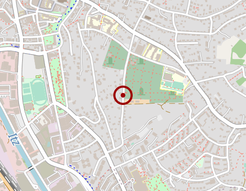 Karte: Bezirkskrankenhaus Bayreuth - Tagesklinik für Kinder- und Jugendpsychiatrie und -psychotherapie in Coburg