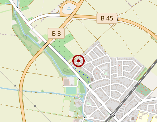 Karte: Kursana Care GmbH Kursana Domizil Wöllstadt