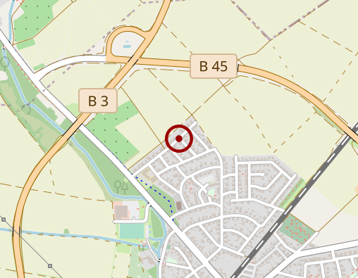 Karte: Cura Sana Pflegeheim Wöllstadt