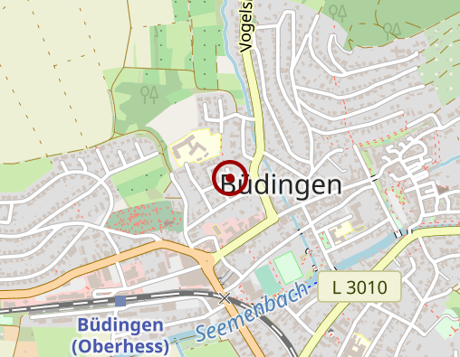 Karte: Deutsches Rotes Kreuz KV Büdingen e.V. Tagespflege im Bachmichel